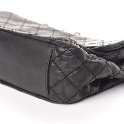 Chanel Iridescent Calfskin Large Coco Daily Flap Black 6 of 13