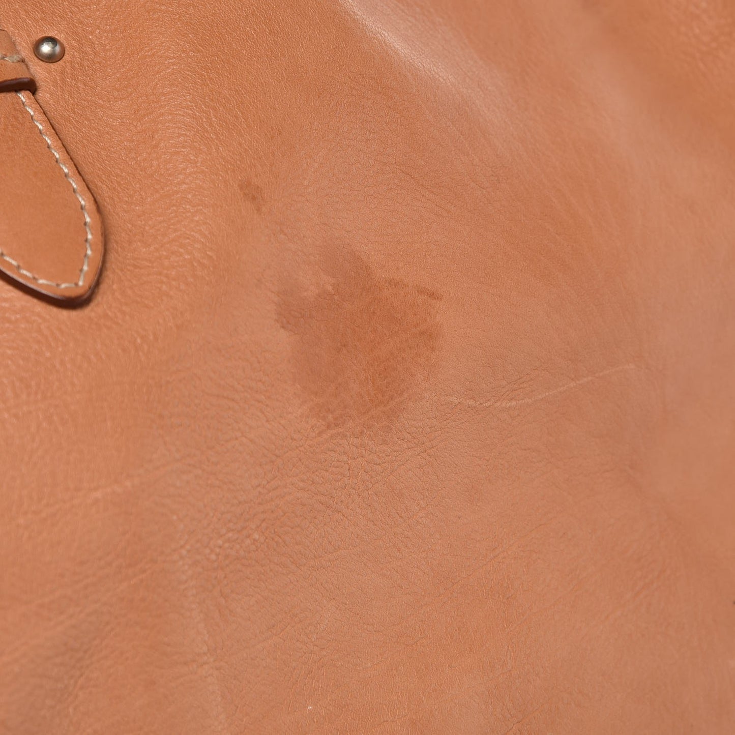 Calfskin Saddle Bowler Tan
