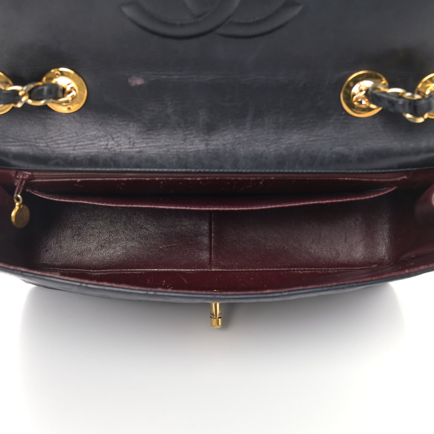 Chanel Lambskin Quilted XL Jumbo Single Flap Black 4 of 19
