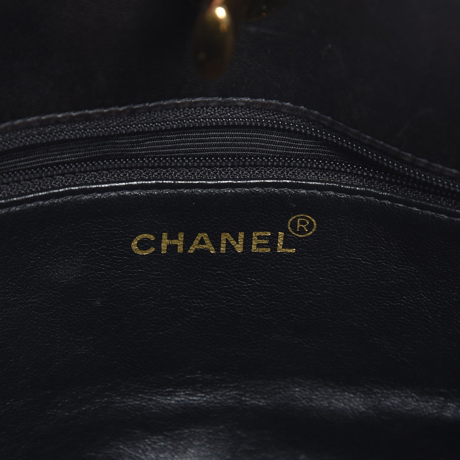 Chanel Lambskin Quilted Tote Black 6 of 8