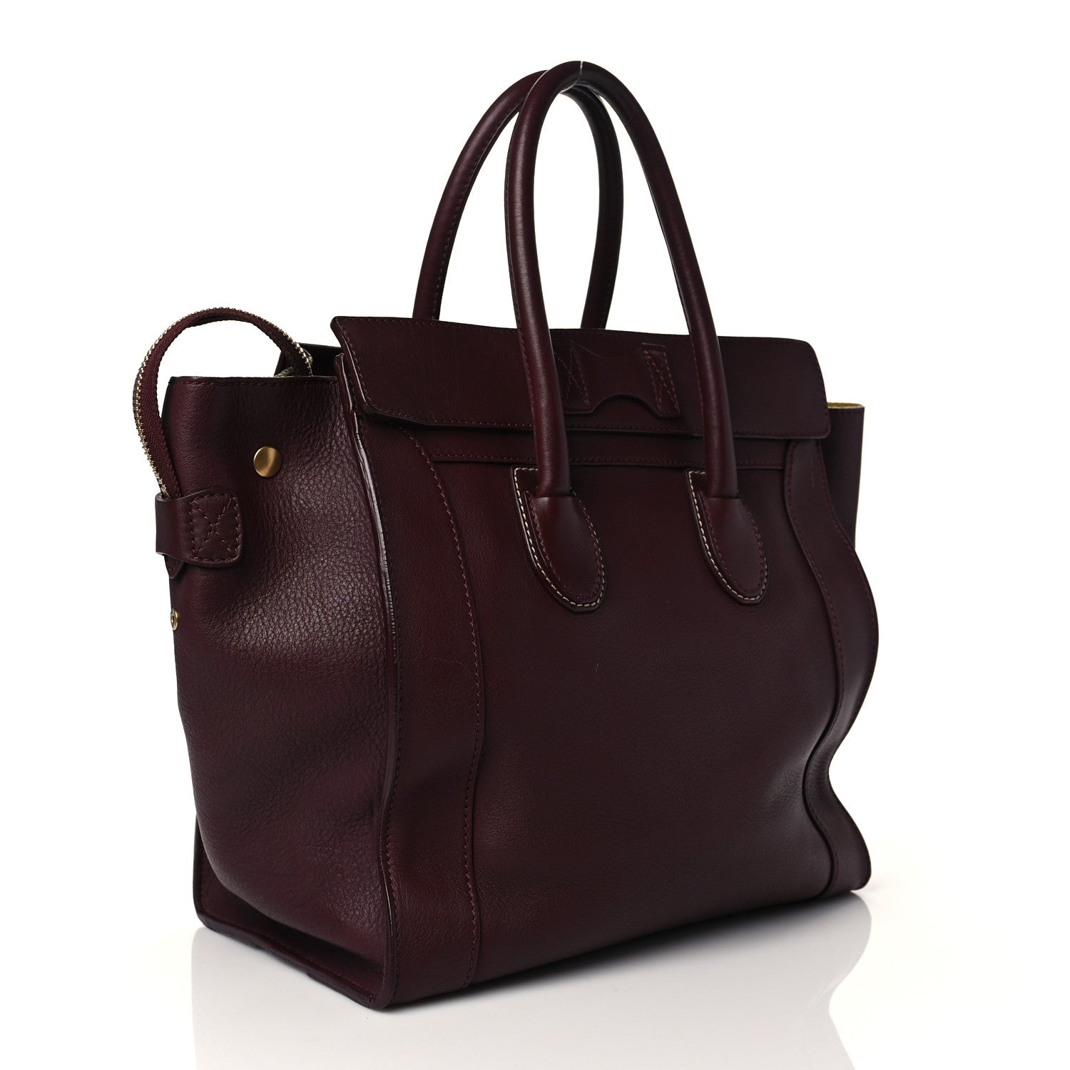 Celine Smooth Calfskin Mini Envelope Luggage Burgundy 3 of 11