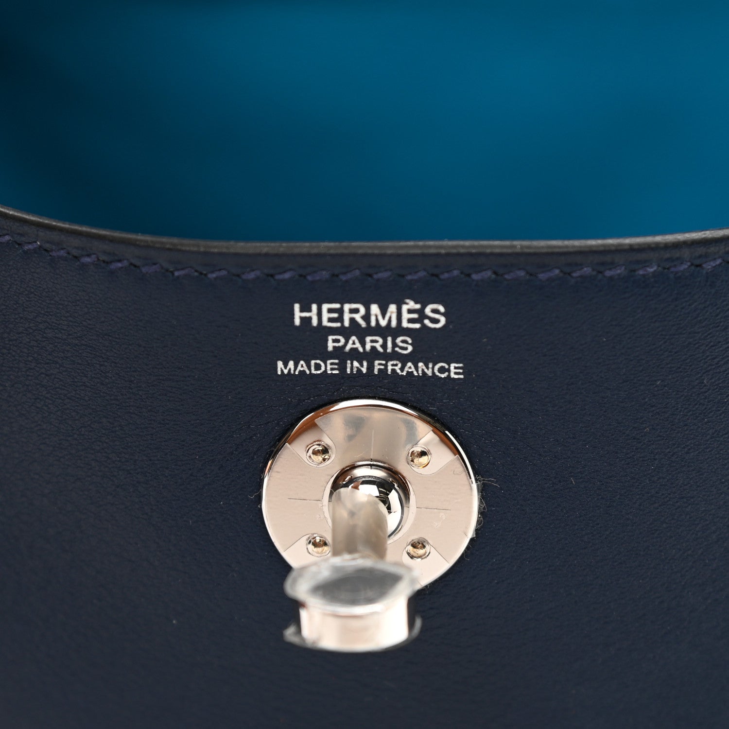 Hermes Swift Verso Mini Lindy 20 Bleu Navy Bleu Frida 6 of 11