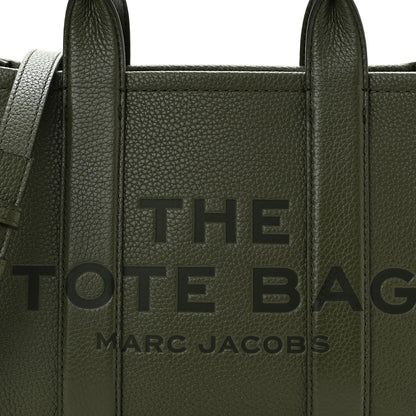 Marc Jacobs Grained Calfskin Small The Tote Bag Bronze Green 8 of 12