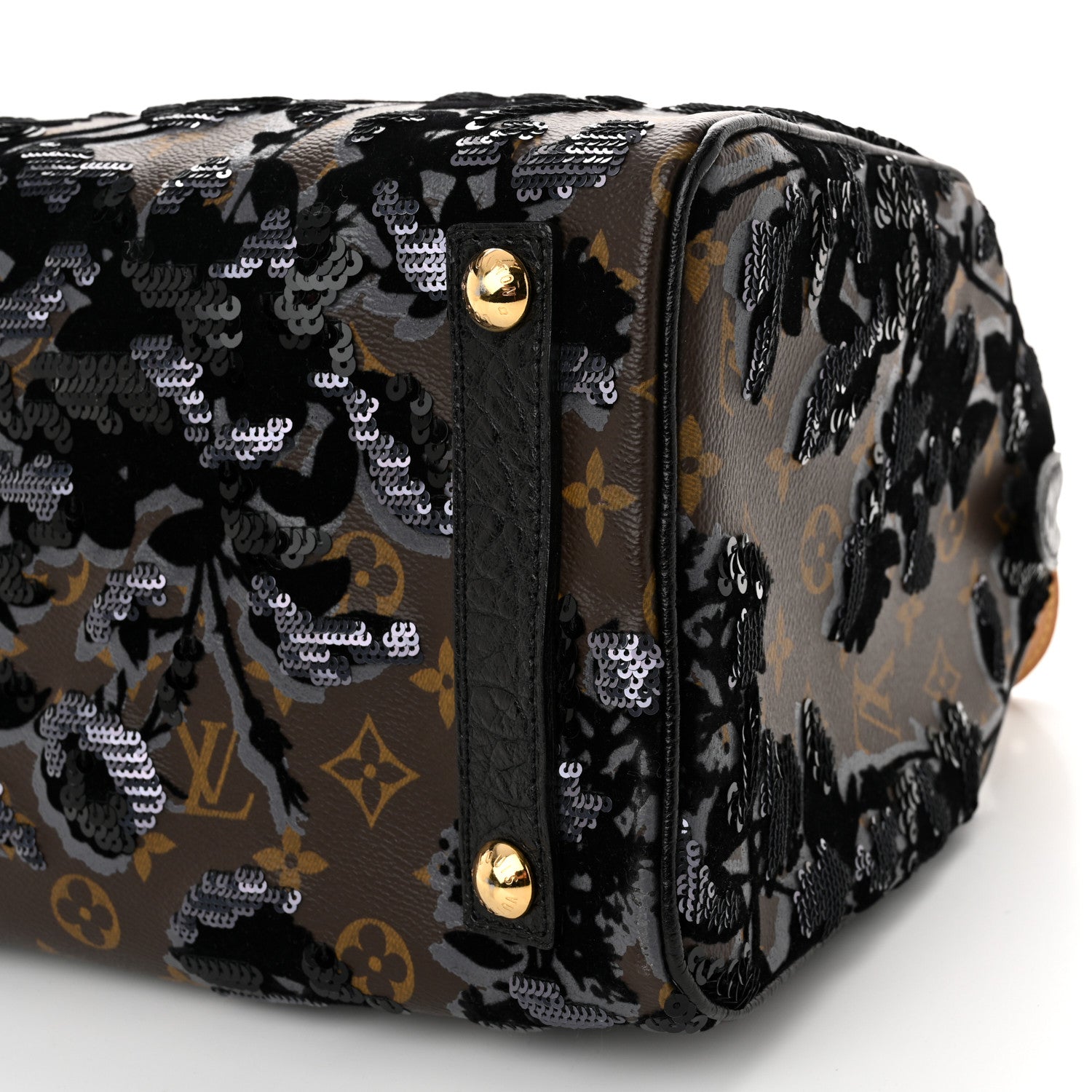 Louis Vuitton Monogram Fleur De Jais Sequins Speedy 30 10 of 10