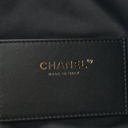 Chanel Washed Denim Quilted Medium Chanel 25 Handbag Black 7 of 11