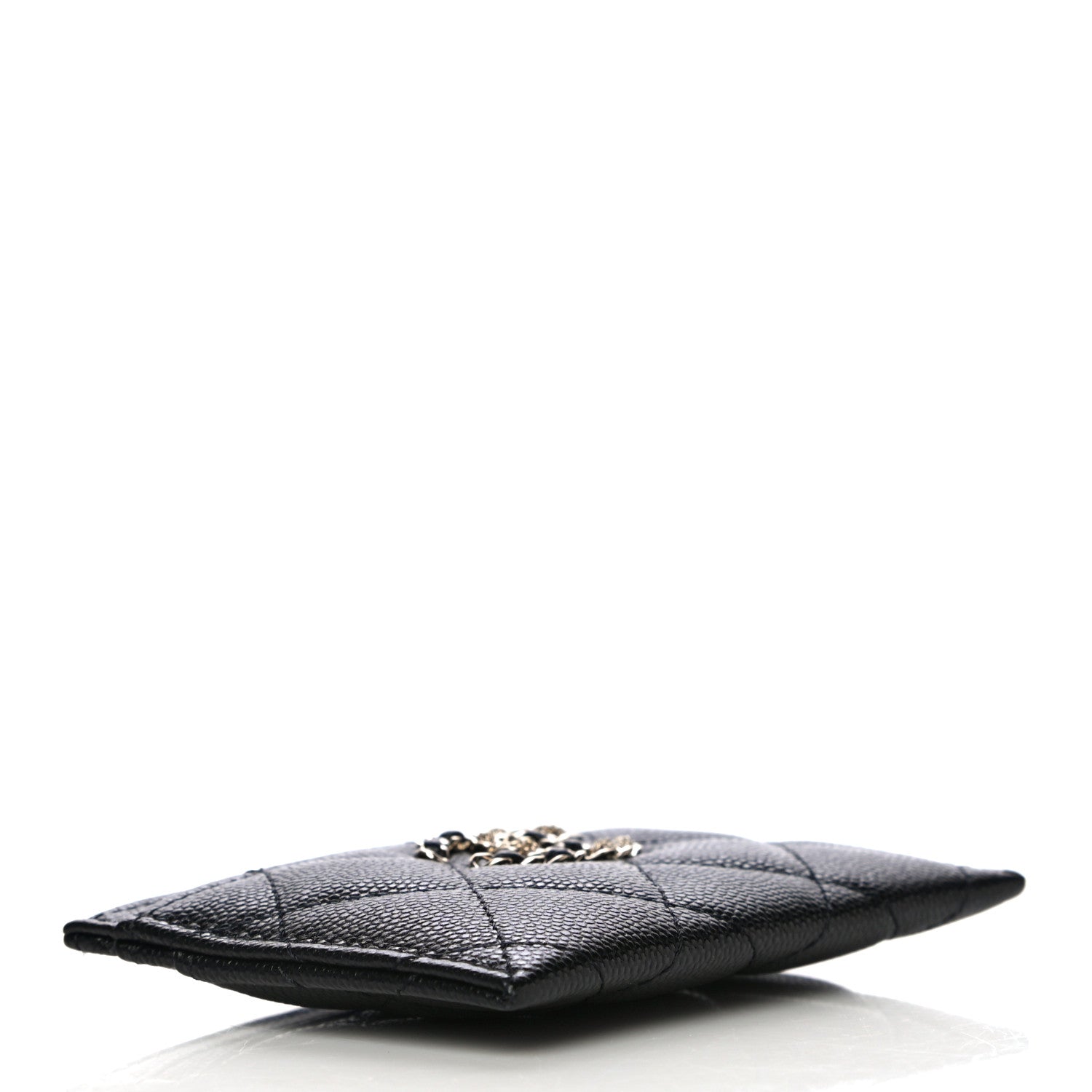 Chanel Caviar Quilted French New Wave Card Holder Black 4 of 11