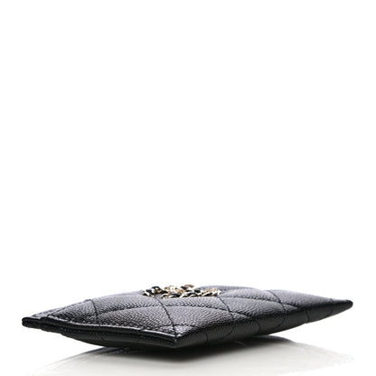 Chanel Caviar Quilted French New Wave Card Holder Black 4 of 11