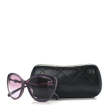 Chanel Acetate Polarized Butterfly Winter Pearl Sunglasses 5339-H-A Purple 8 of 8