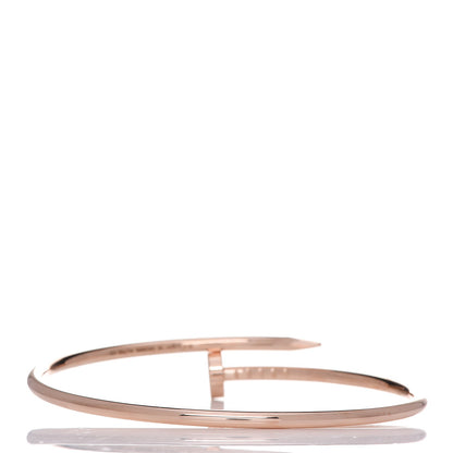 Cartier 18K Pink Gold Small Juste Un Clou Bracelet 16 3 of 5