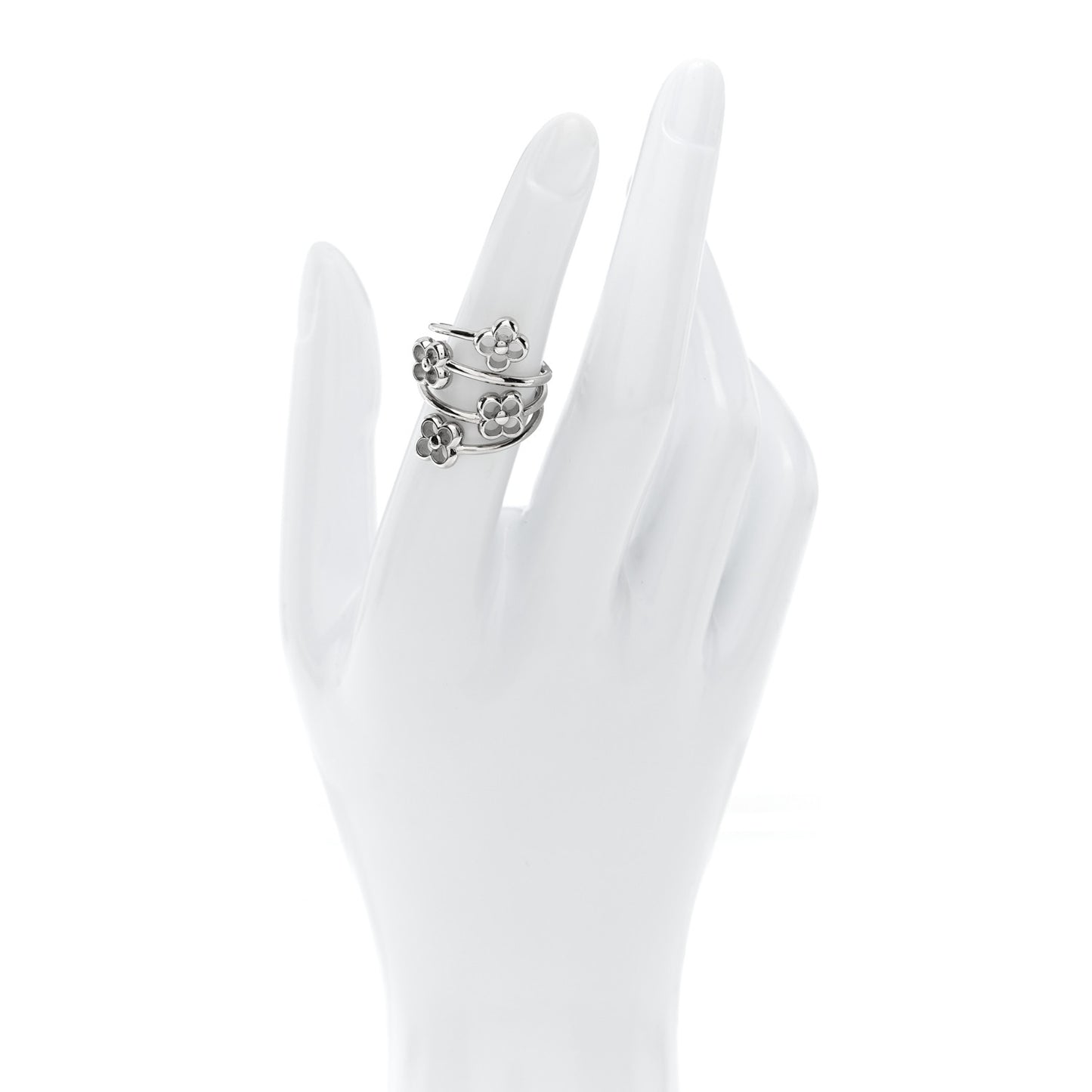 Flower Full Ring S 49 5 Silver