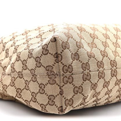 Gucci Monogram Medium Icon Bit Hobo Dark Brown 9 of 10