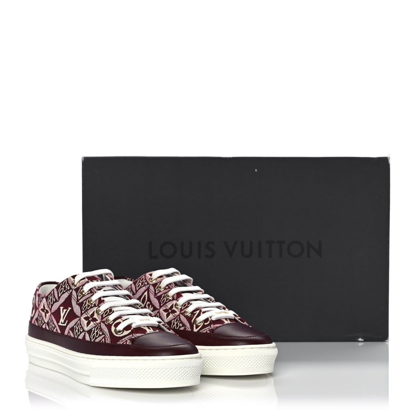 Jacquard Since 1854 Stellar Sneakers 35.5 Bordeaux