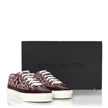 Louis Vuitton Jacquard Since 1854 Stellar Sneakers 35.5 Bordeaux 8 of 8