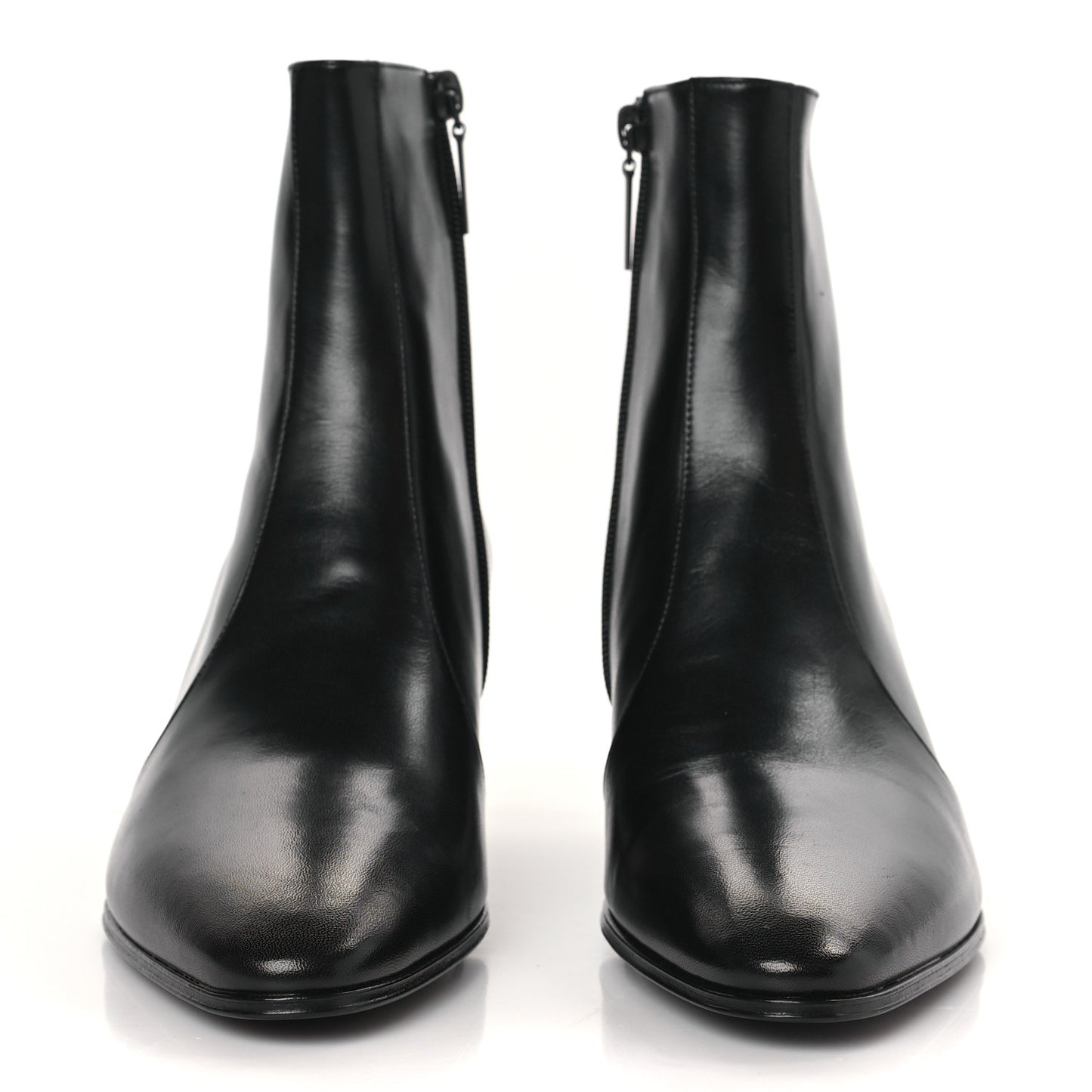 Incrociato Muriel Vassili 60 Ankle Zip Boots 39 Black
