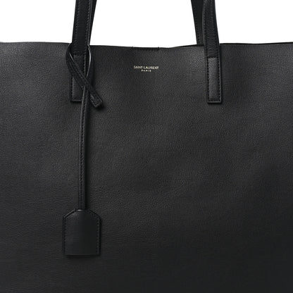 Saint Laurent Calfskin Large Shopping Tote Black 9 of 12