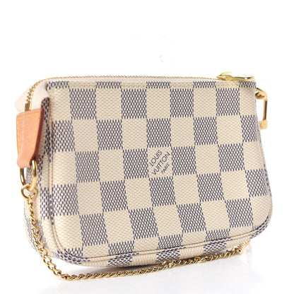 Louis Vuitton Damier Azur Mini Pochette Accessories 3 of 8