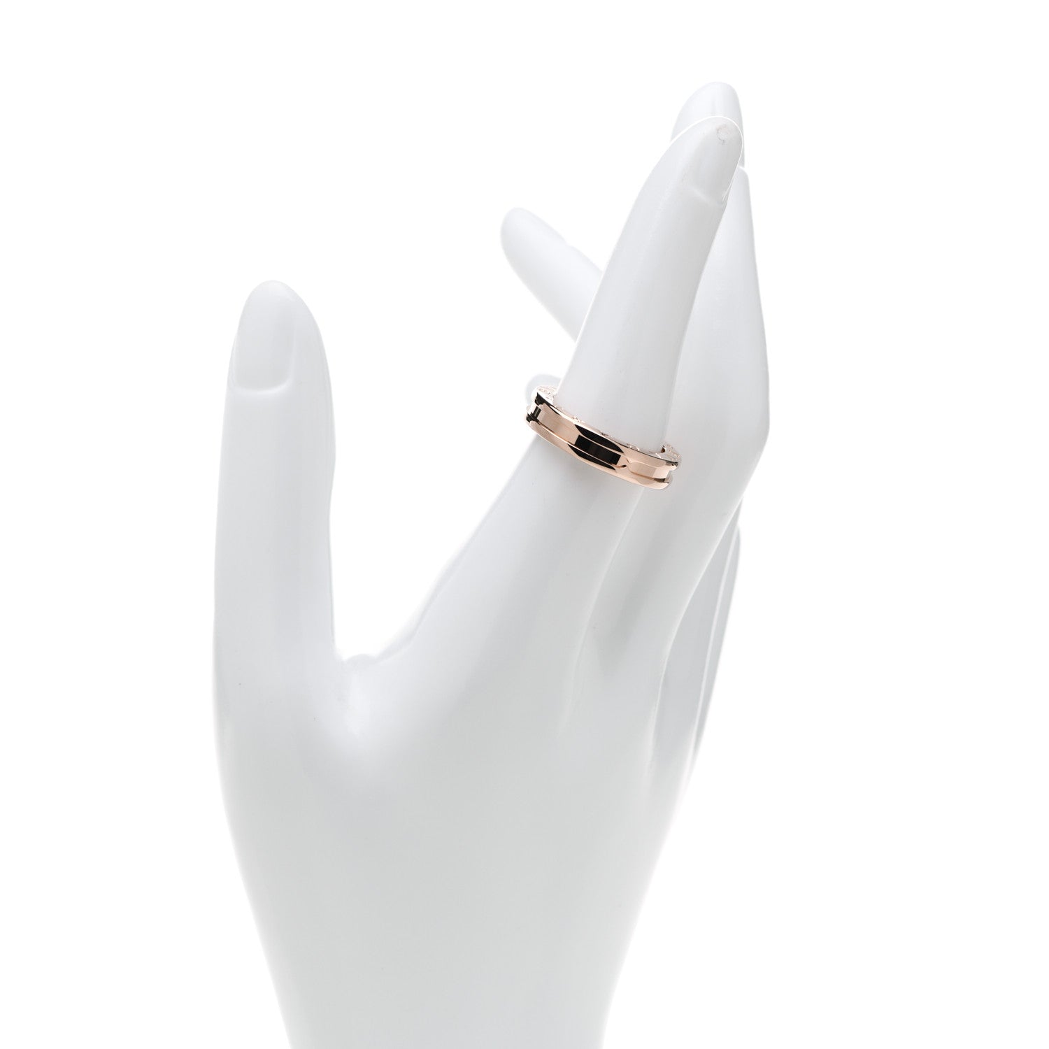 Bulgari 18K Rose Gold B.Zero1 One-Band Ring 55 7.25 2 of 6