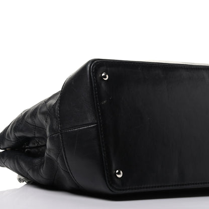 Chanel Calfskin Stitched Medium VIP Shopping Tote Black 9 of 10