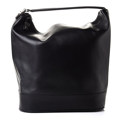 Balenciaga Shiny Calfskin Hobo Tote Black 1 of 12