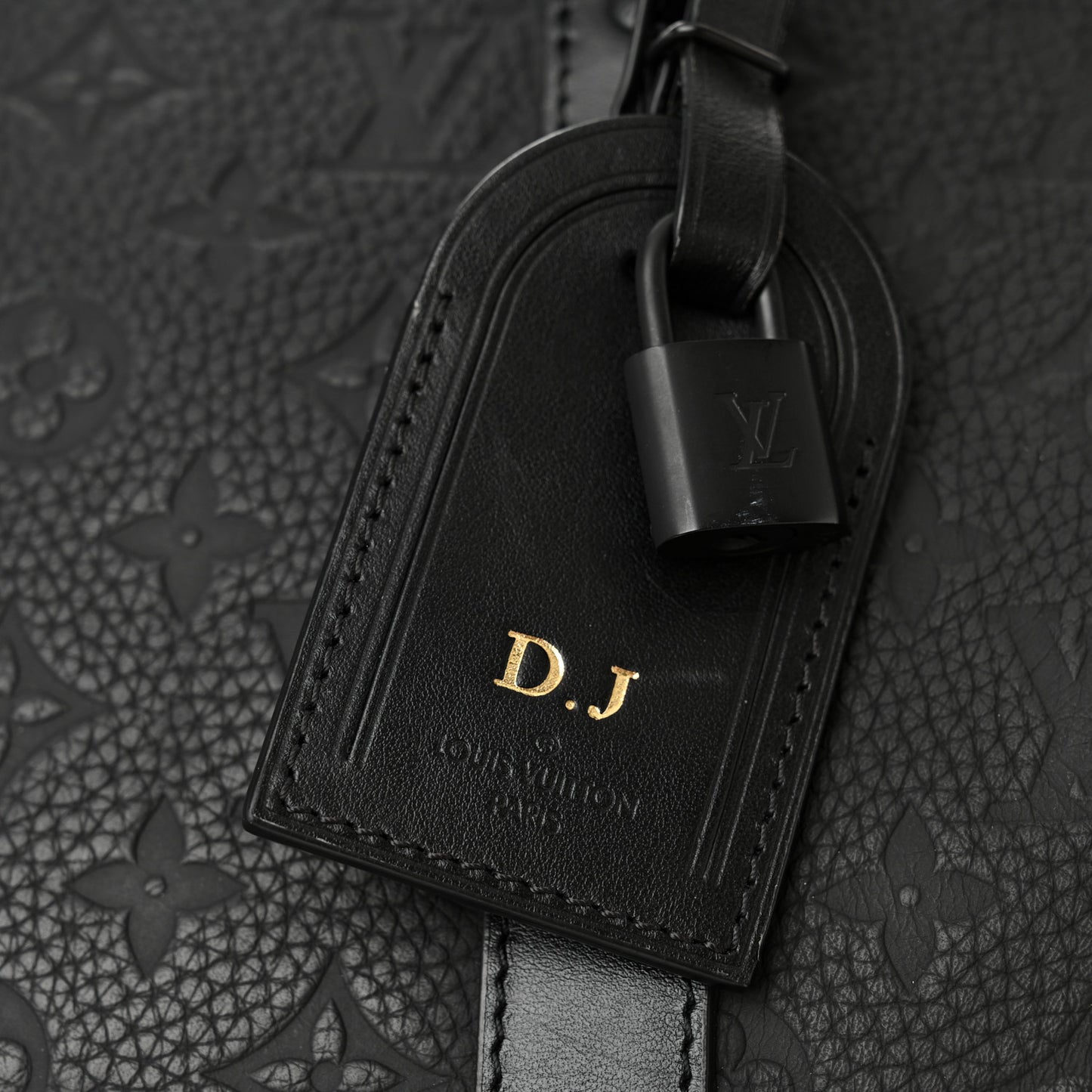 Taurillon Monogram Keepall Bandouliere 50 Black