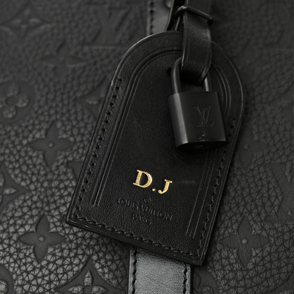 Louis Vuitton Taurillon Monogram Keepall Bandouliere 50 Black 14 of 18