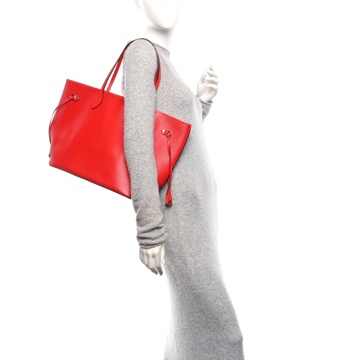 Louis Vuitton Epi Neverfull MM Coquelicot 2 of 12