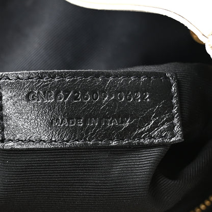 Saint Laurent Lambskin Matelasse Monogram Joe Backpack Cream 6 of 9