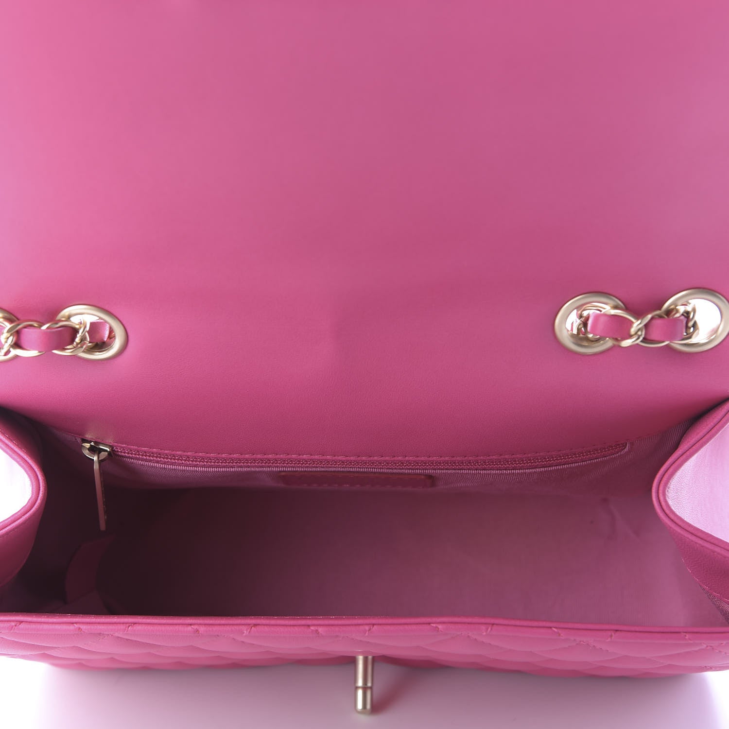 Chanel Lambskin Quilted Medium Mademoiselle Chic Flap Pink 5 of 9