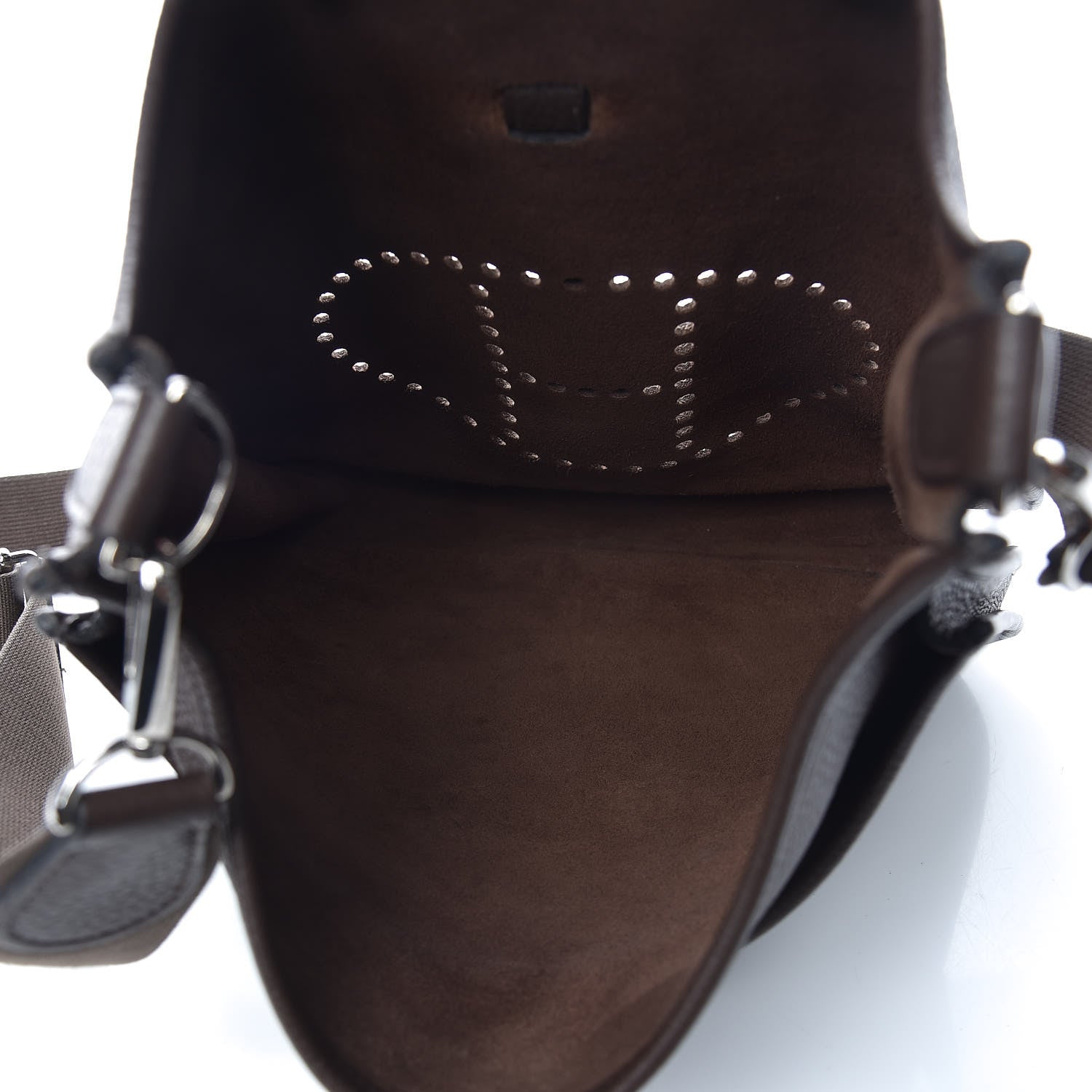 Hermes Taurillon Clemence Evelyne III PM Cafe 7 of 10