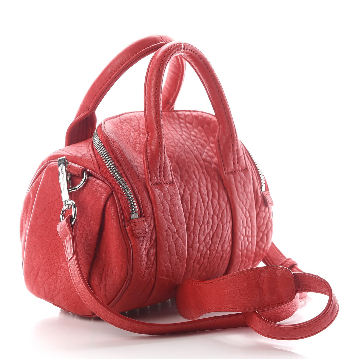 Pebbled Lambskin Mini Rockie Cult Rhodium Hardware