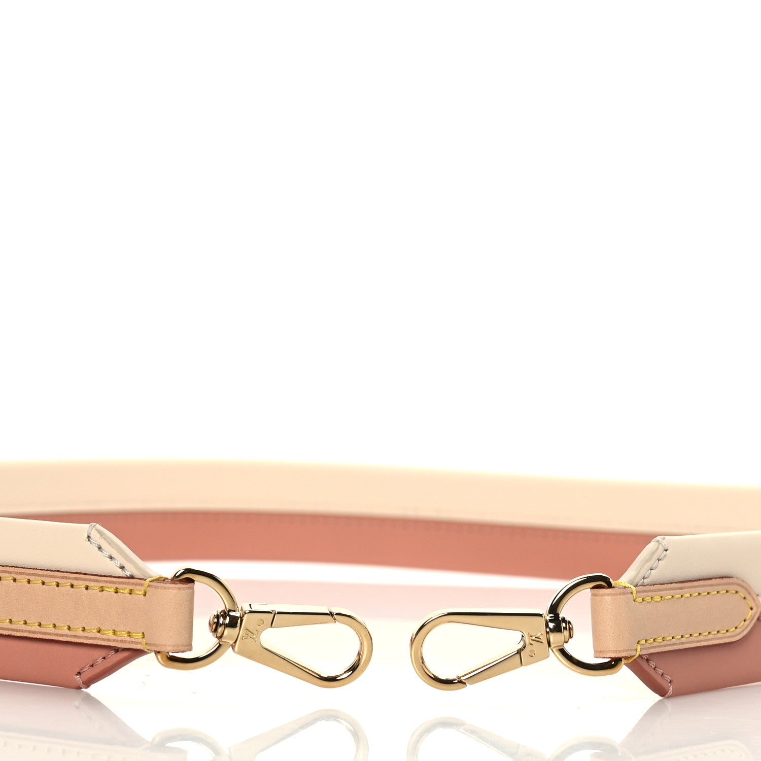 Louis Vuitton Calfskin Cluny BB Shoulder Strap Creme Vieux Rose 3 of 3