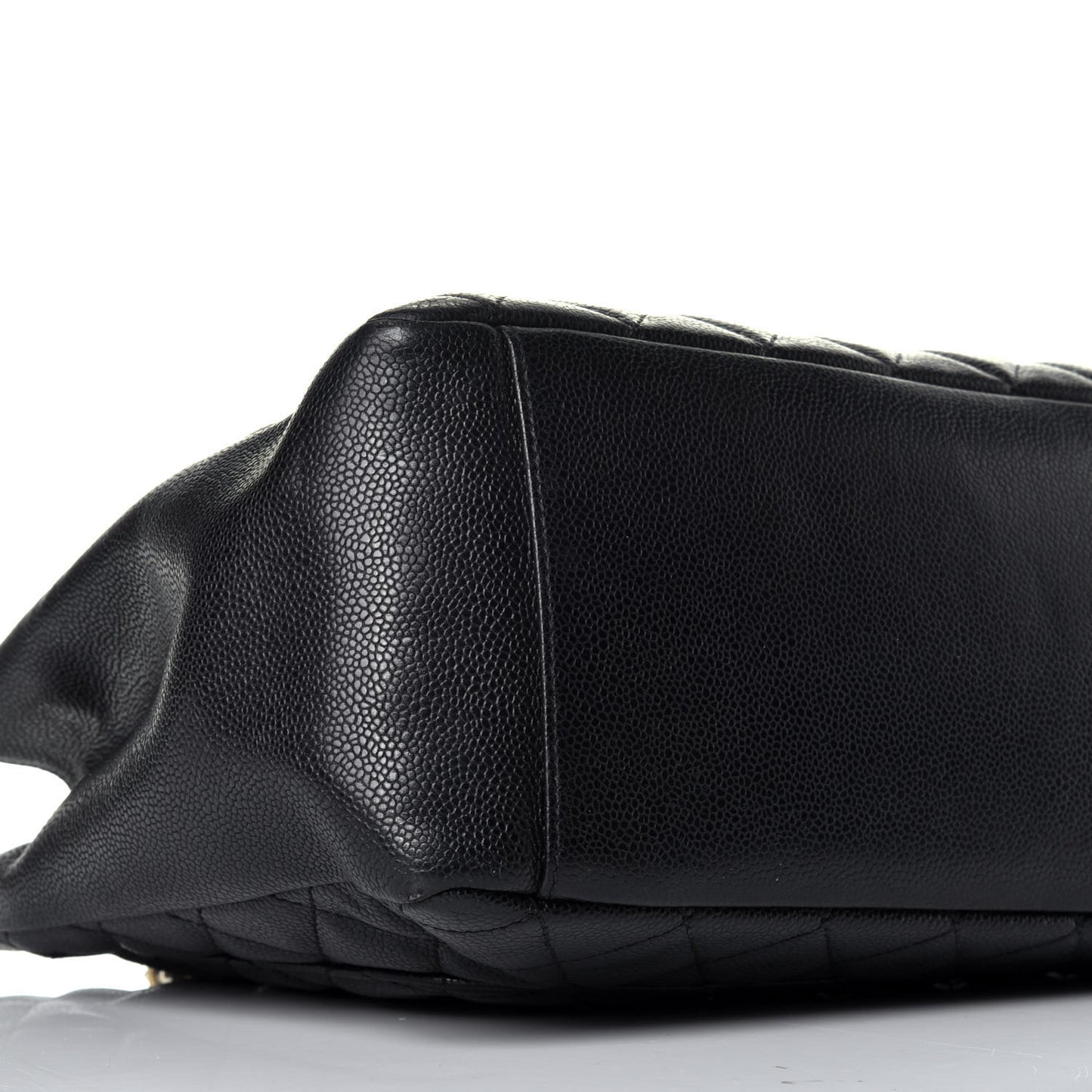 Caviar Quilted Grand Shopping Tote GST Black