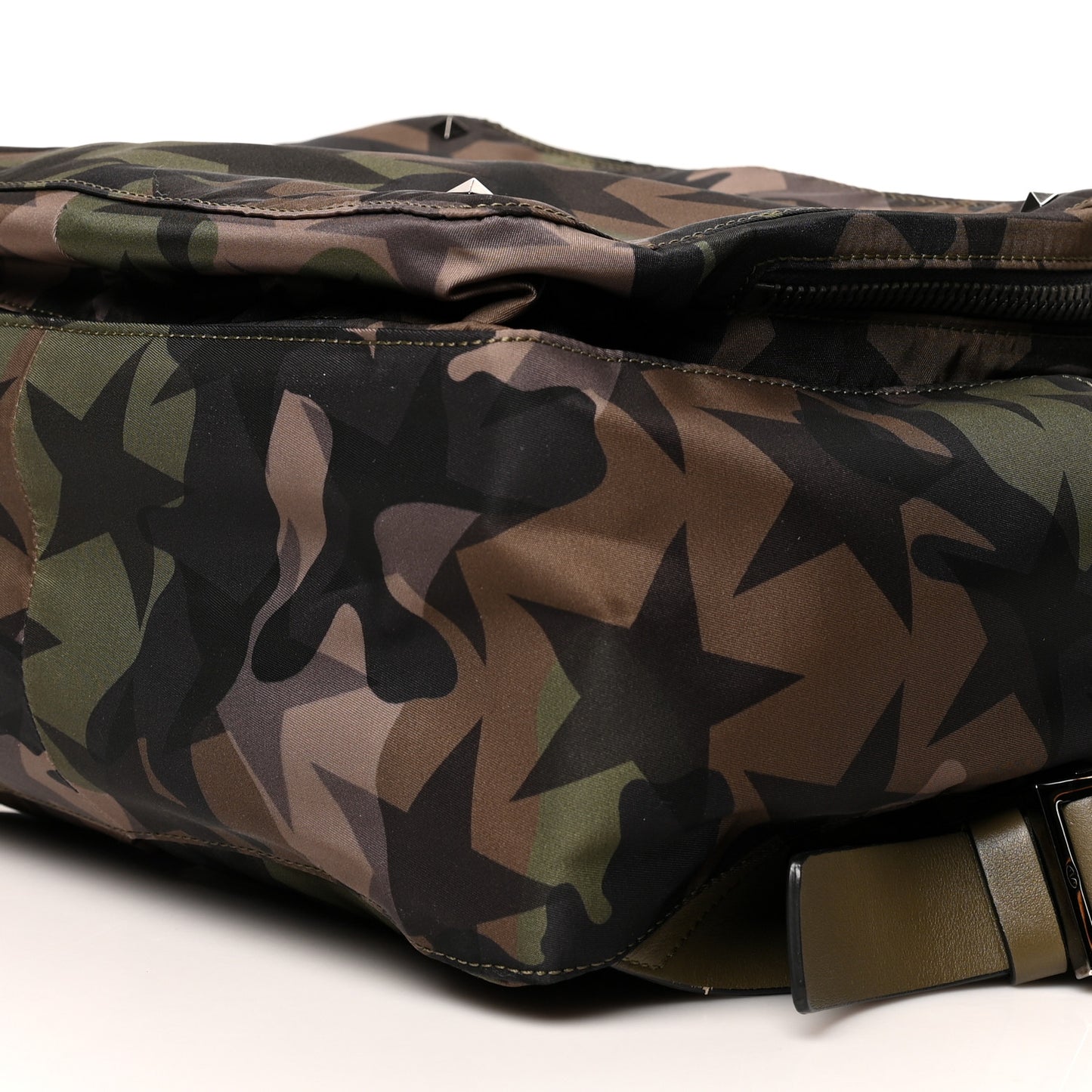 Nappa Canvas Camustars Backpack Army Green