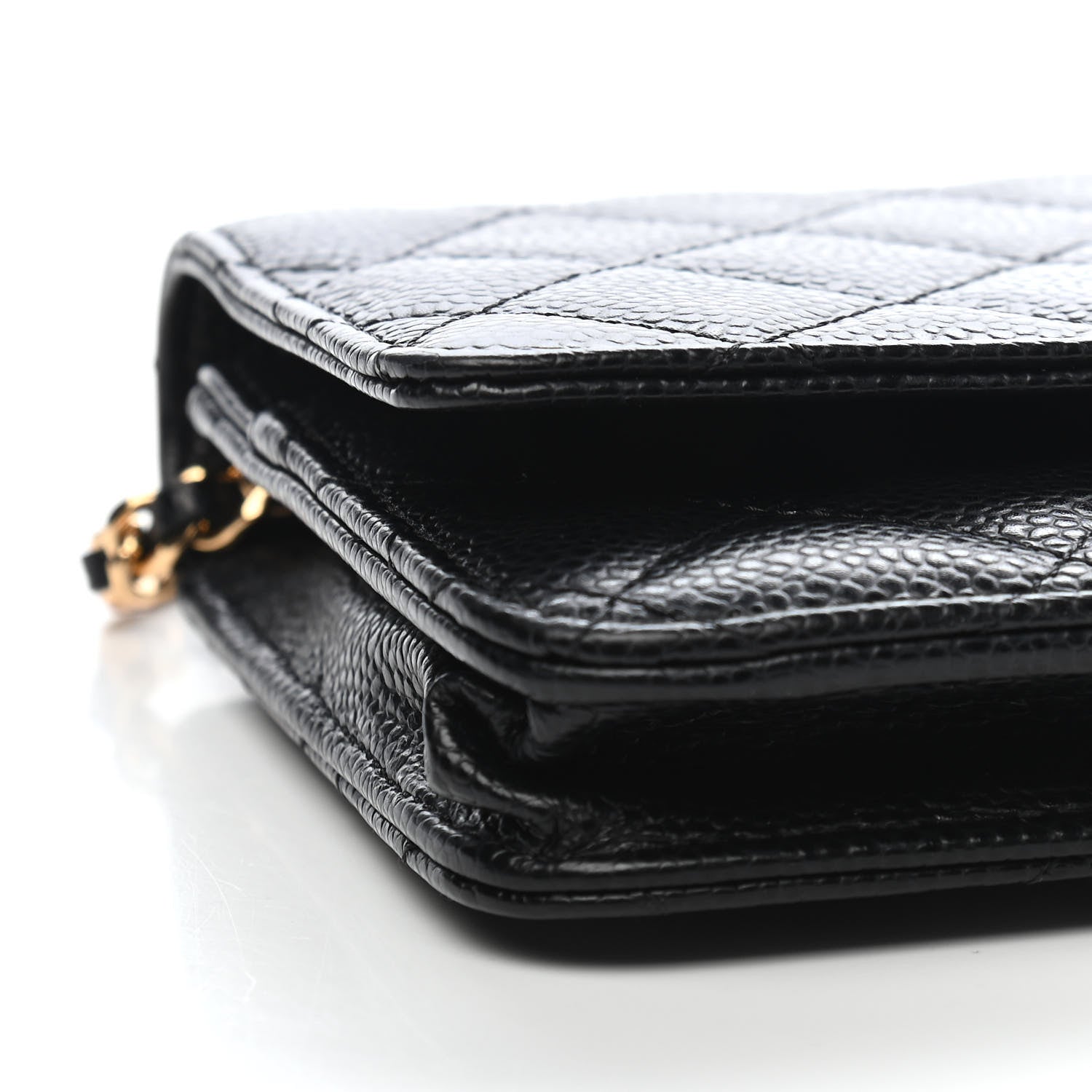 Chanel Caviar Quilted Wallet On Chain WOC Black 9 of 11