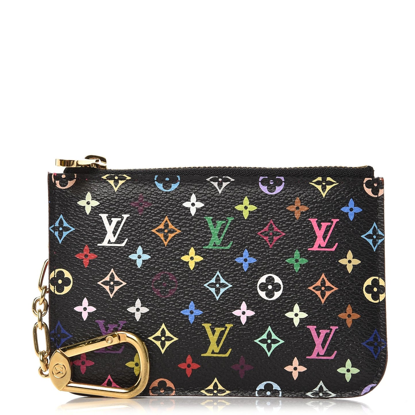 Monogram Multicolor Key Pouch Black Grenade