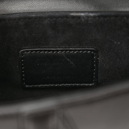 Christian Dior Lambskin Mini 3D Floral Saddle Bag Black 6 of 13