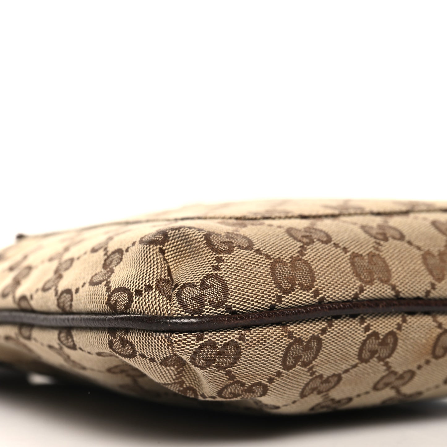 Monogram Flat Messenger Bag Dark Brown