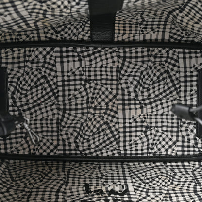 MCM Visetos Large Liz Reversible Shopper Tote Black 9 of 28