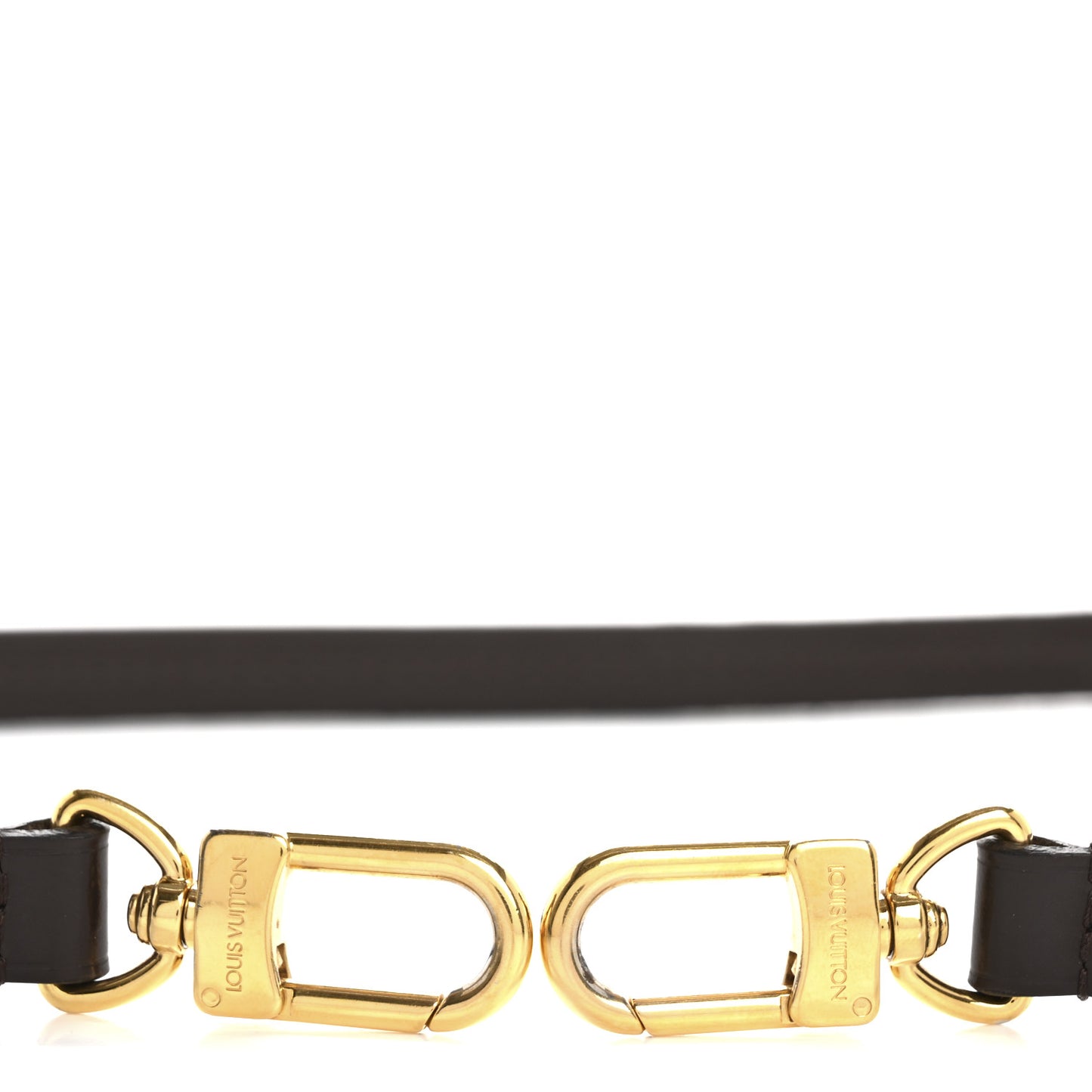 Calfskin Croisette Shoulder Strap Brown