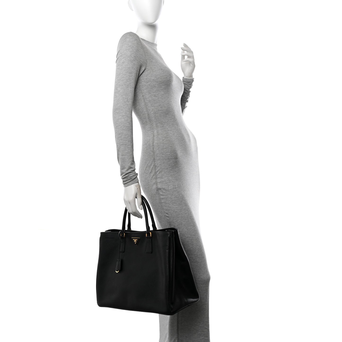 Saffiano Lux Large Tote Tote Black