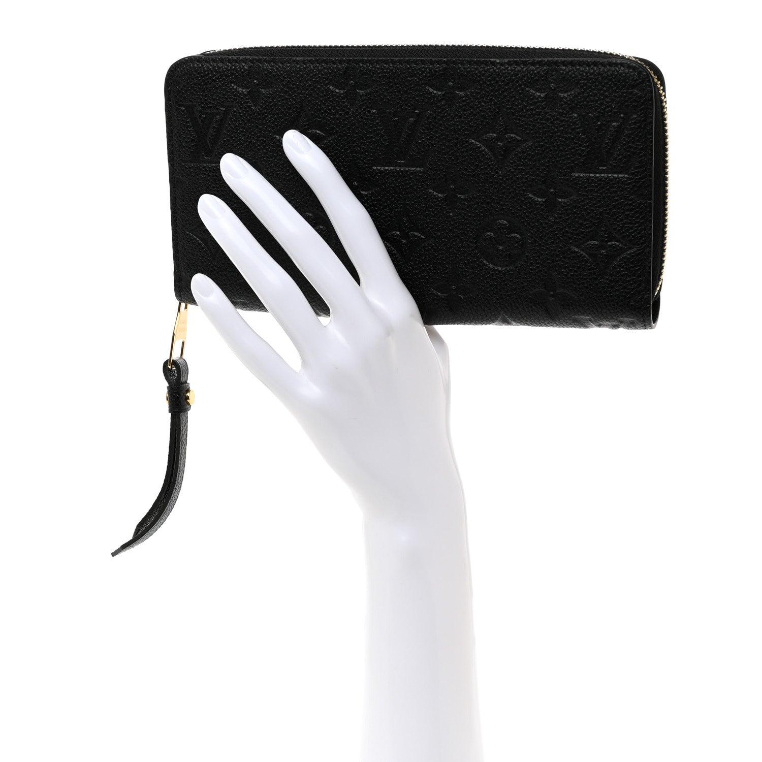 Louis Vuitton Empreinte Zippy Wallet Black 2 of 8
