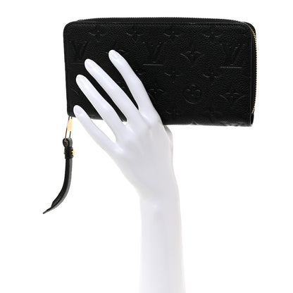 Louis Vuitton Empreinte Zippy Wallet Black 2 of 8