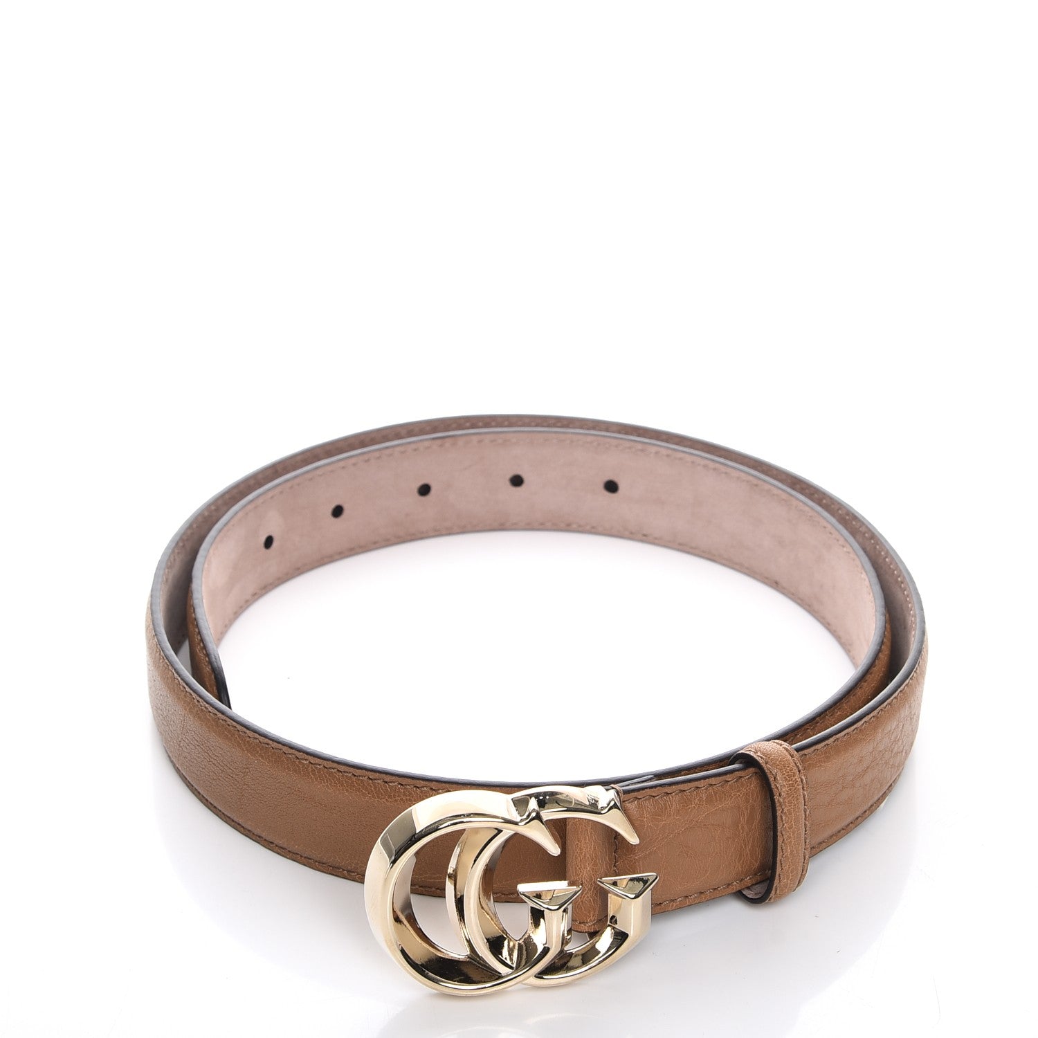 Gucci Calfskin Double G Belt 90 36 Brown 5 of 9