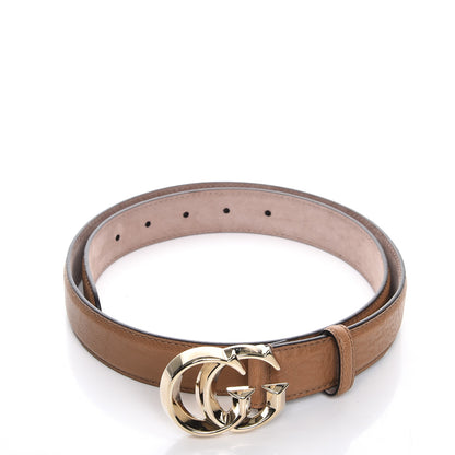 Gucci Calfskin Double G Belt 90 36 Brown 5 of 9