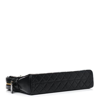 Chanel Lambskin Quilted Shoulder Bag Black 3 of 10