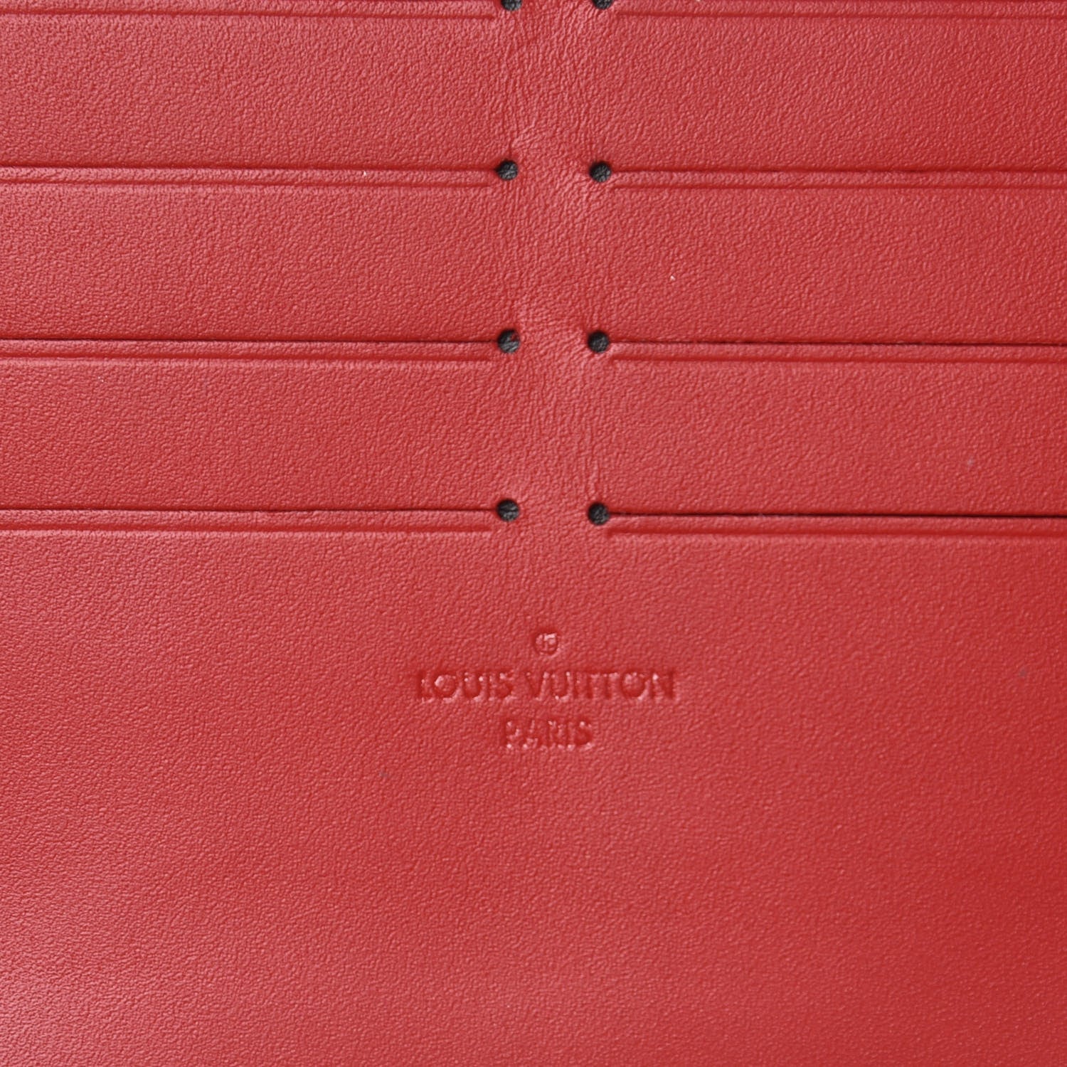 Louis Vuitton Vernis Felicie Pochette Chain Wallet Cherry 9 of 11