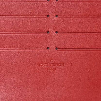 Louis Vuitton Vernis Felicie Pochette Chain Wallet Cherry 9 of 11