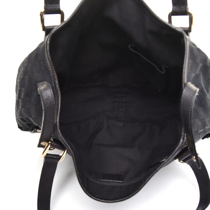 Gucci Monogram Medium Abbey Shoulder Bag Black 5 of 8
