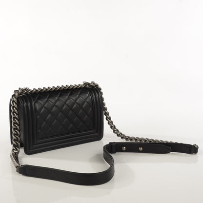 Chanel Calfskin Quilted Small Boy Flap Black 3 of 8