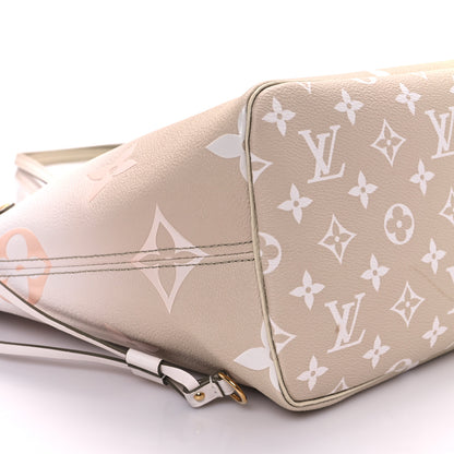 Louis Vuitton Monogram Giant Spring In The City Neverfull MM Sunset Kaki 8 of 10